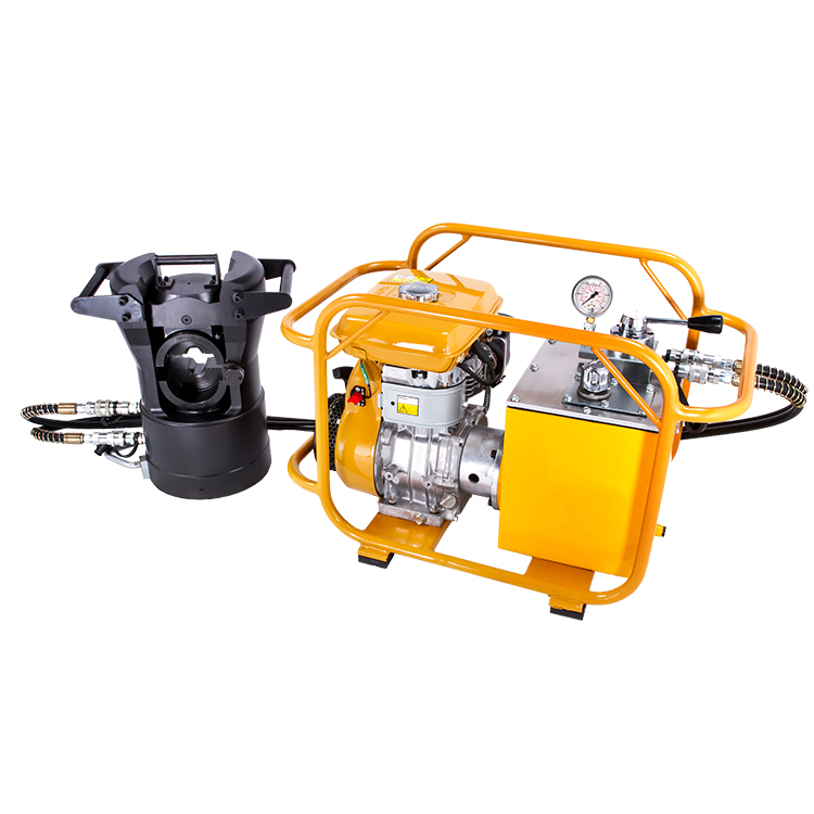 HPG-700 Double Acting Gasoline Pressure Hydraulic Pump Petrol Engine Driven